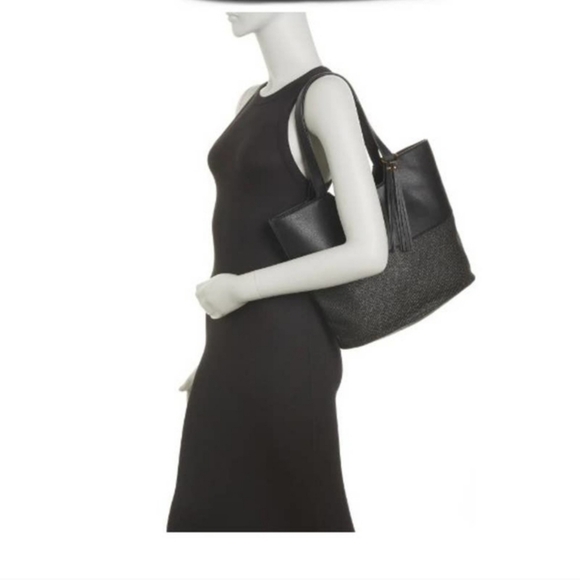 NWOT Rachel Zoe Gwen Straw Tote Bag - Picture 11 of 11